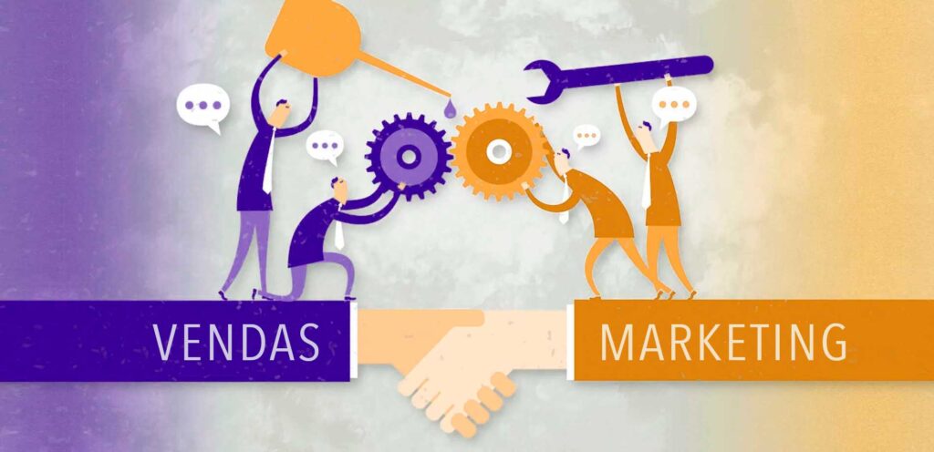 Marketing sem vendas é só barulho bonito. Está pronto para parar de brincar? post qual e a diferenca entre uma estrategia de marketing digital b2b e uma estrategia de vendas b2b